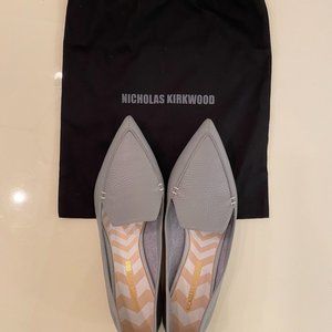 Nicholas Kirkwood Beya Leather Flats